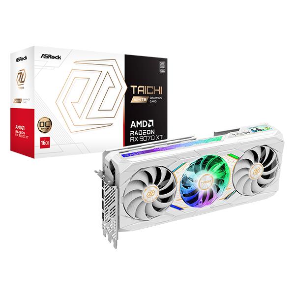 Buy ASRockAMD Radeon™ RX 9070 XT Taichi White 16GB OC at Best