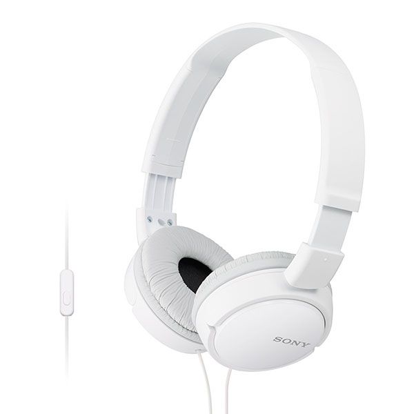 Buy Shop Sony MDR-ZX110AP On-Ear Stereo Headphones with Mic