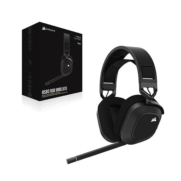 Buy Shop CORSAIR HS80 RGB Wireless Gaming Headset (Carbon Black
