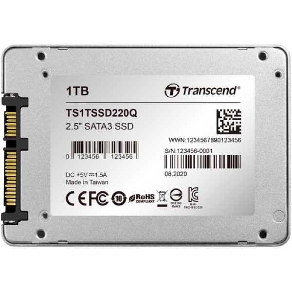 Buy Shop Transcend 1TB SSD220Q SATA III 2.5