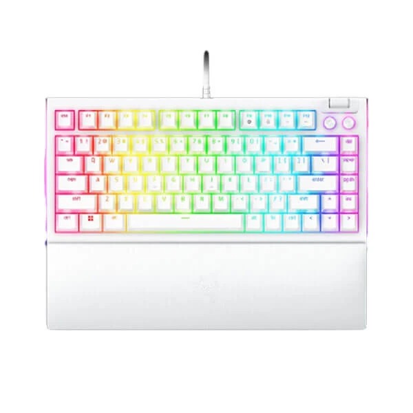 Razer keyboard [RAZER-BLACKWIDOW-V4-KEYBOARD-WHITE] (gaming mechanical white)