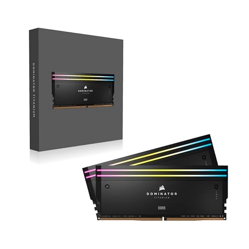 Buy Shop CORSAIR Dominator Titanium RGB 32GB (2x16GB) DDR5 7200MHz