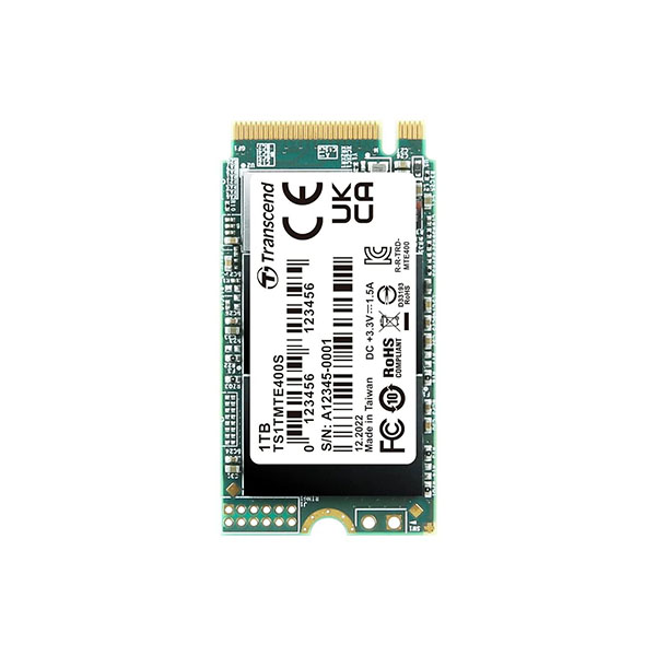 Buy Shop Transcend 1TB | PCIe M.2 SSD 400S | 42mm | MTE400S | 3D