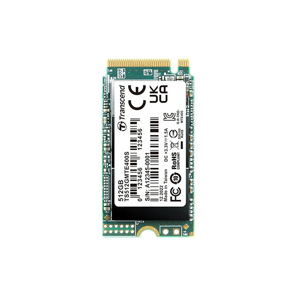 Buy Shop Transcend 512GB | PCIe M.2 SSD 400S | 42mm | MTE400S | 3D