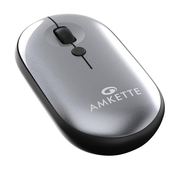 mouse [AMKETTE-HUSHPRO-BYTE-MOUSE-GREY] (bluetooth)