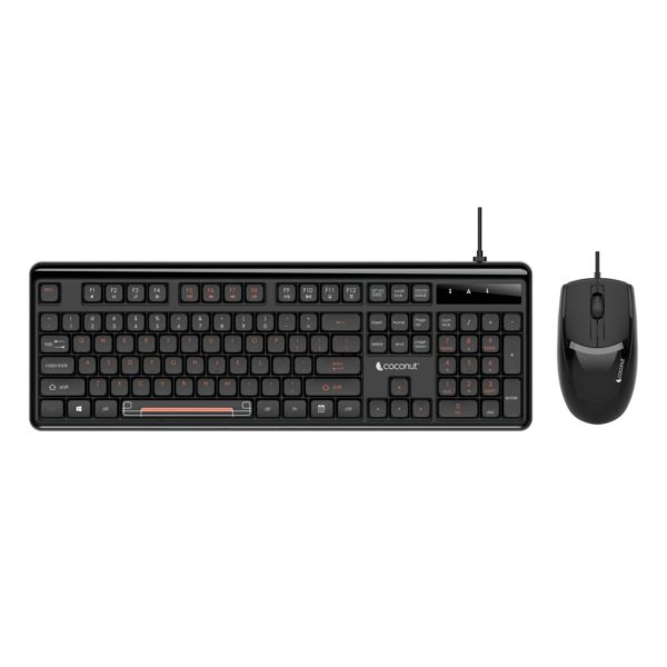 keyboard [COCONUT-K28-VELVET-COMBO-BLACK] (black combo)