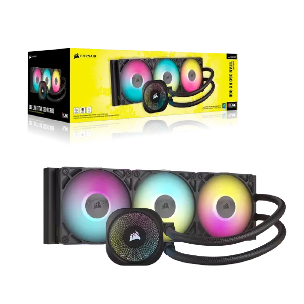 Buy Shop CORSAIR iCUE LINK Titan 360 RX RGB Liquid CPU Cooler