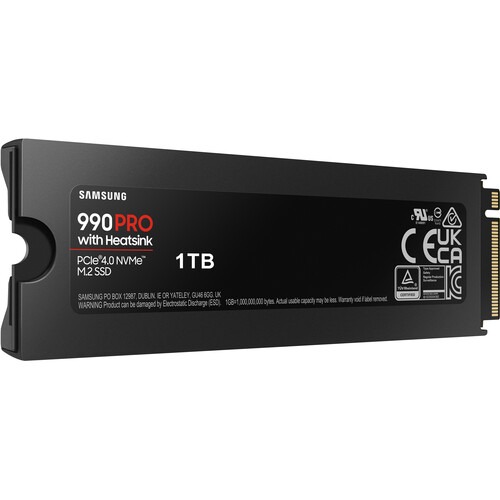 Buy Shop Samsung 990 Pro 2TB M.2 NVMe Gen4 SSD (with Heatsink) at