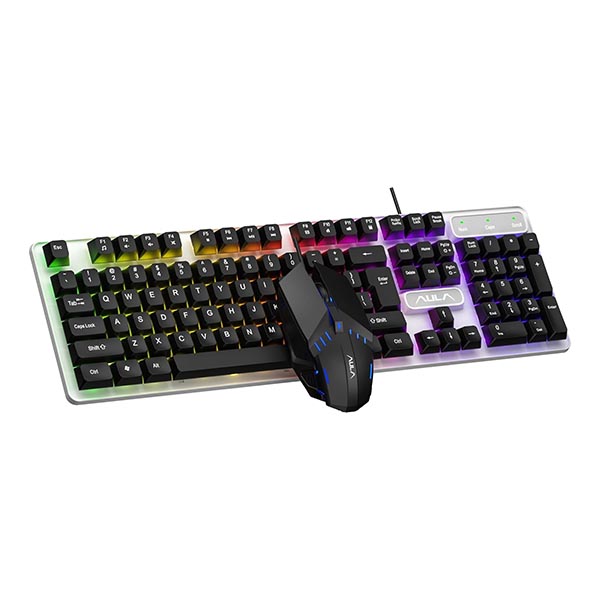 keyboard [AULA-F3061-COMBO-BLACK] (black combo gaming)