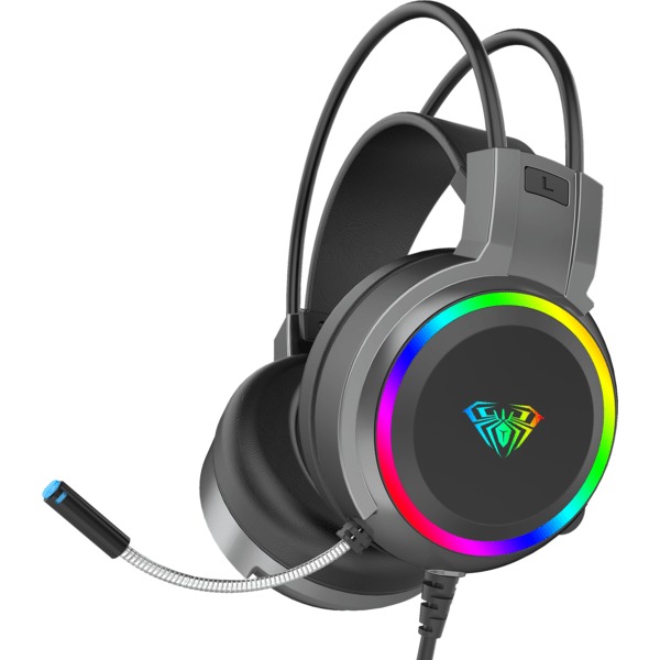 headset [AULA-S608-HEADSET-BLACK] (black gaming)