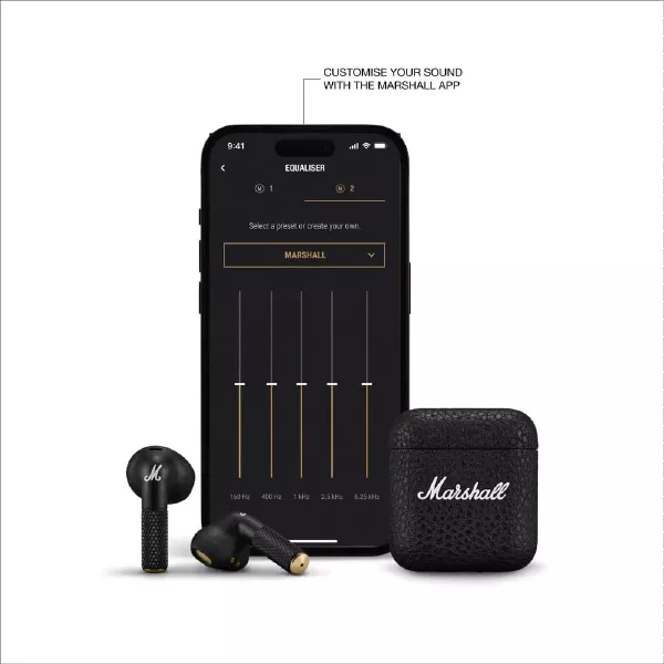 Buy Shop Marshall Minor IV Wireless in Ear Earbuds (Black) at Low