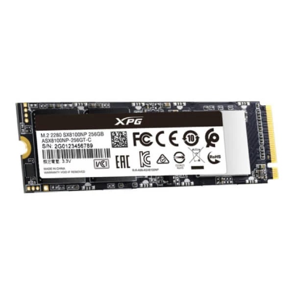 Buy Shop Adata XPG SX8100 256GB M.2 NVMe Gen3 Internal SSD at Low