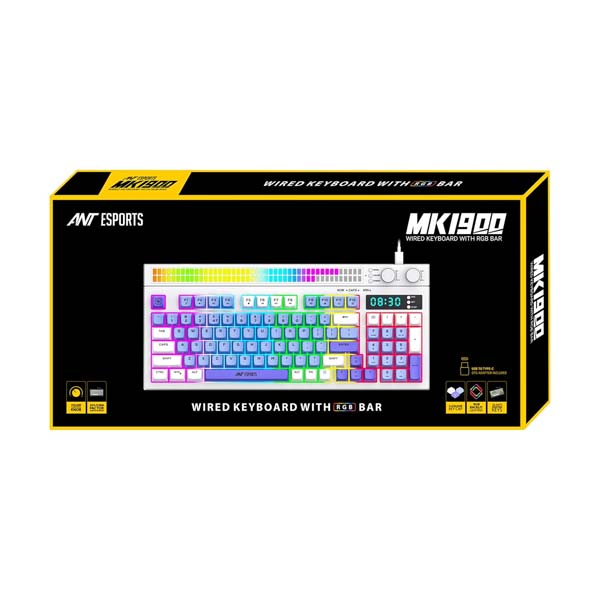 Buy Shop Ant Esports MK1900 RGB Wired Gaming Keyboard with Volume
