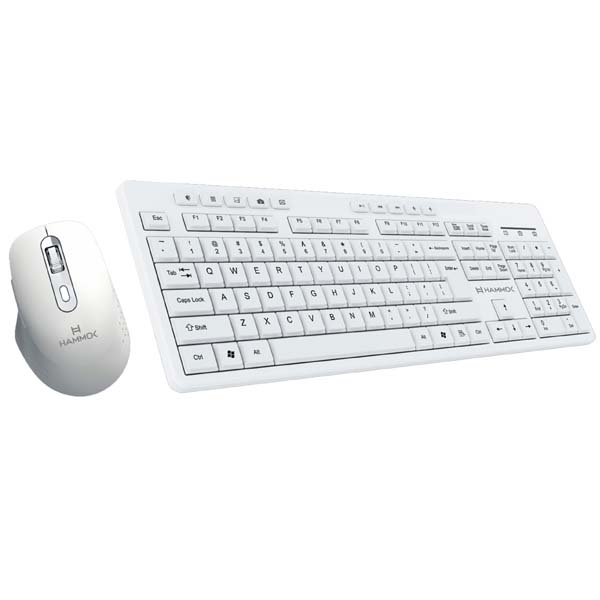 keyboard [HAMMOK-MAJESTIC-COMBO-WHITE] (combo white wireless)