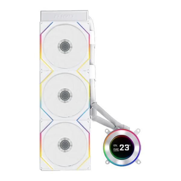 Buy Shop Lian Li Hydroshift II LCD-C 360TL White All-in-One CPU