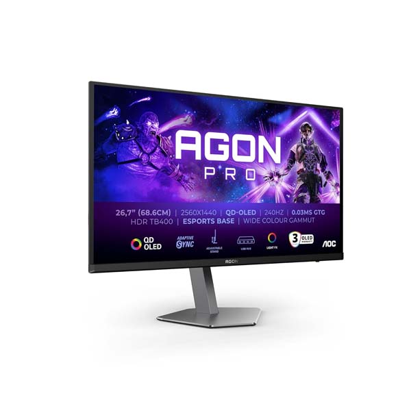Buy Shop AOC Agon Pro AG276QZD2 27-inch QHD OLED Monitor (Black