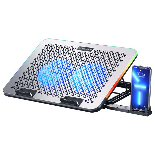 case-fan [HAMMOK-FANTASTIC-LAPTOP-COOLER-PAD] (dual fan rgb)