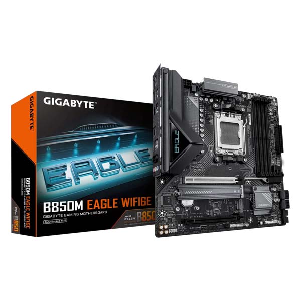 Buy Shop Gigabyte B850M EAGLE WIFI6E M-ATX Motherboard at Low