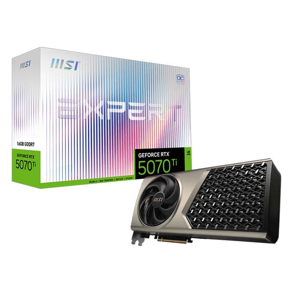 Buy Shop MSI GeForce RTX 5070 Ti 16G EXPERT OC GDDR7 Graphics Card