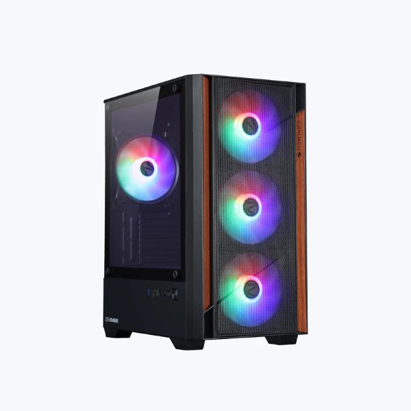 case-atx [ZEBRONICS-ZEB-EMBER-GAMING-CABINET] (black gaming)