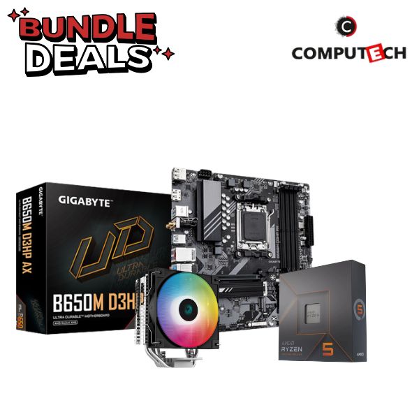 【セット】Ryzen 5 7600x & M2 SSD 1TB Buy Shop Computech Gaming Starter Bundle - Ryzen 5 7600X Gigabyte