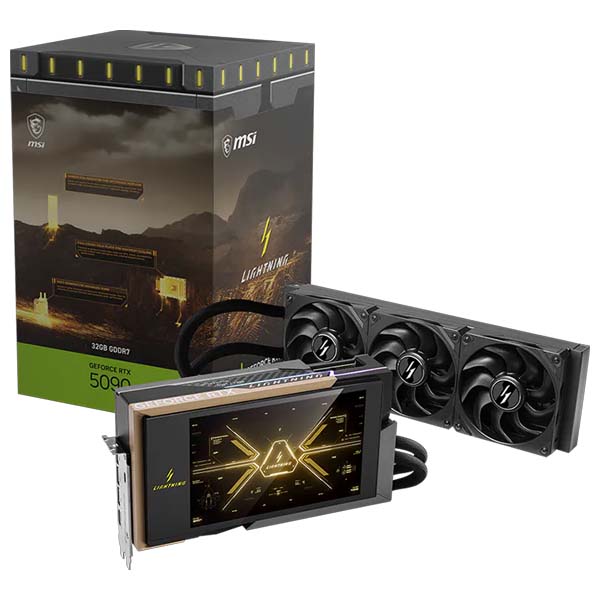Buy Shop MSI RTX 5090 Lightning Z 32GB GDDR7 Graphics Card at Low